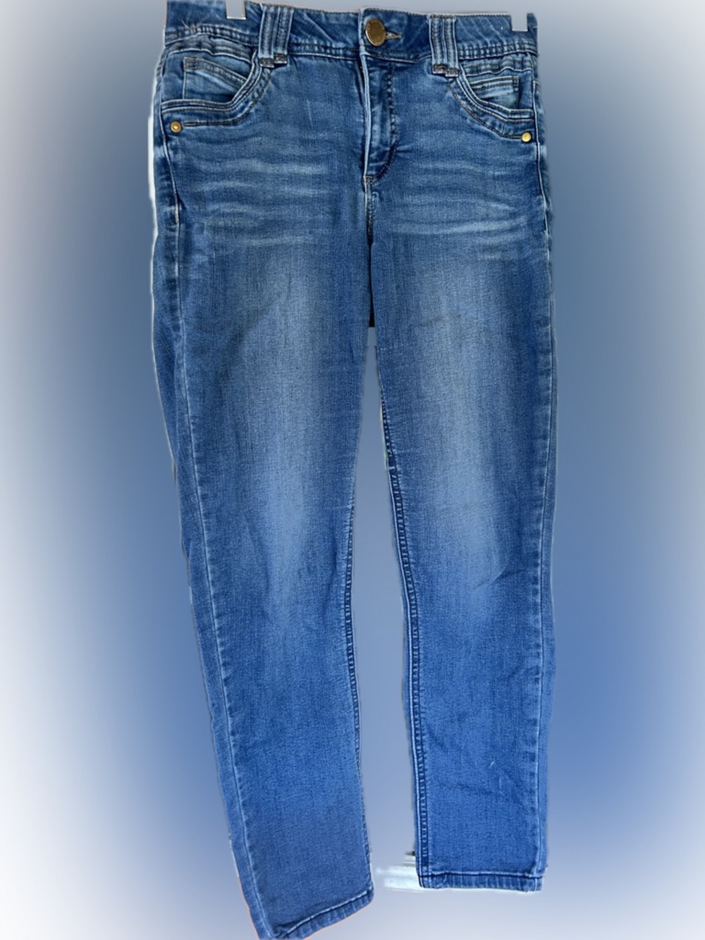 Democracy Women's Skinny Jeans in Wash stretch size 4 Waist 28 Inseam 25 Rise 9